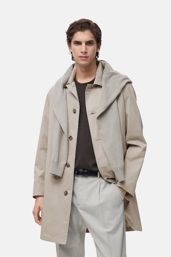 Lange jas - Grijs - MANGO