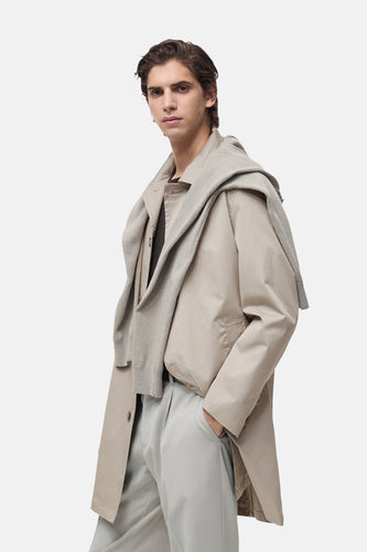 Lange jas - Grijs - MANGO