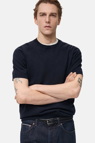 T-shirt met korte mouwen - Donkerblauw