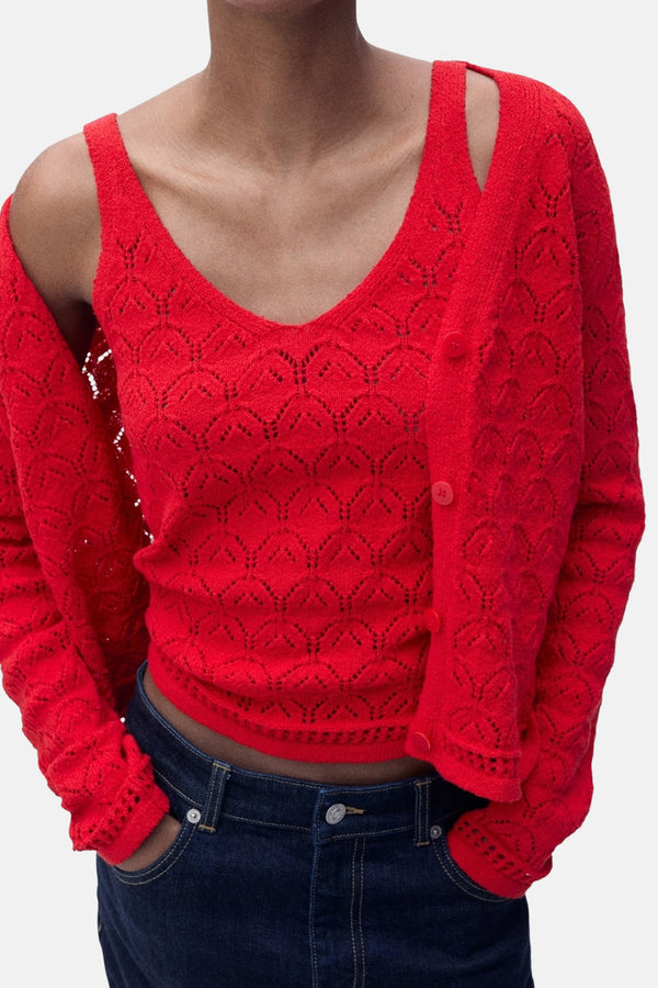 Gilet Rood - MANGO