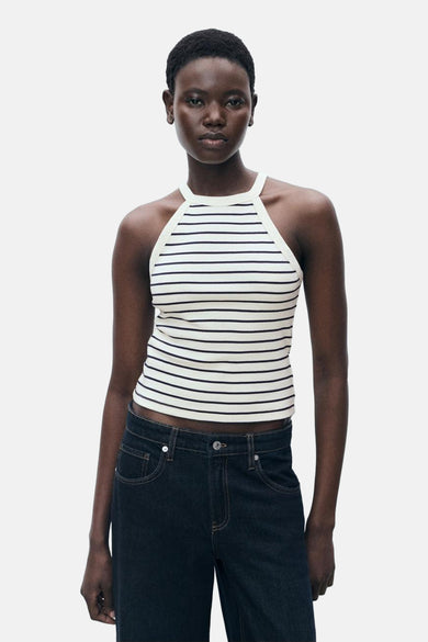 Tanktop Blauw - Mango