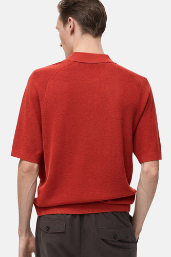 Polo met korte mouwen - rood - MANGO