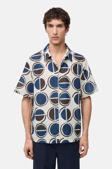 Hemd met korte mouwen - blauw