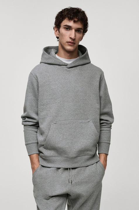 Sweater met kap Grijs - Mango