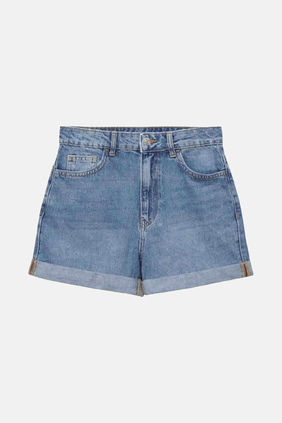 Short - mid blue denim - MANGO