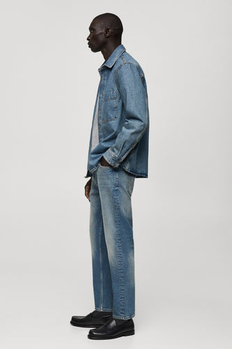 Chemise en jean - mid blue denim - MANGO