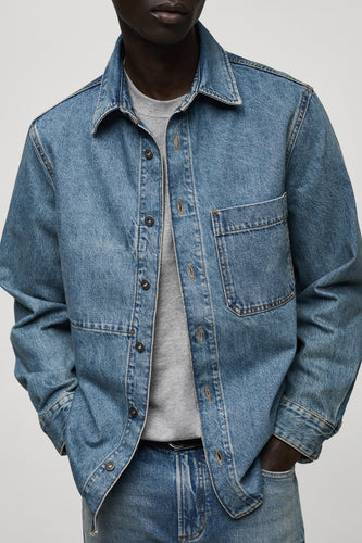 Chemise en jean - mid blue denim - MANGO