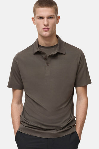 Polo met korte mouwen - Kaki - MANGO