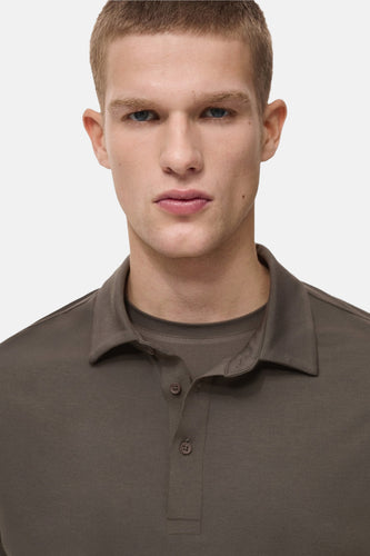 Polo met korte mouwen - Kaki - MANGO