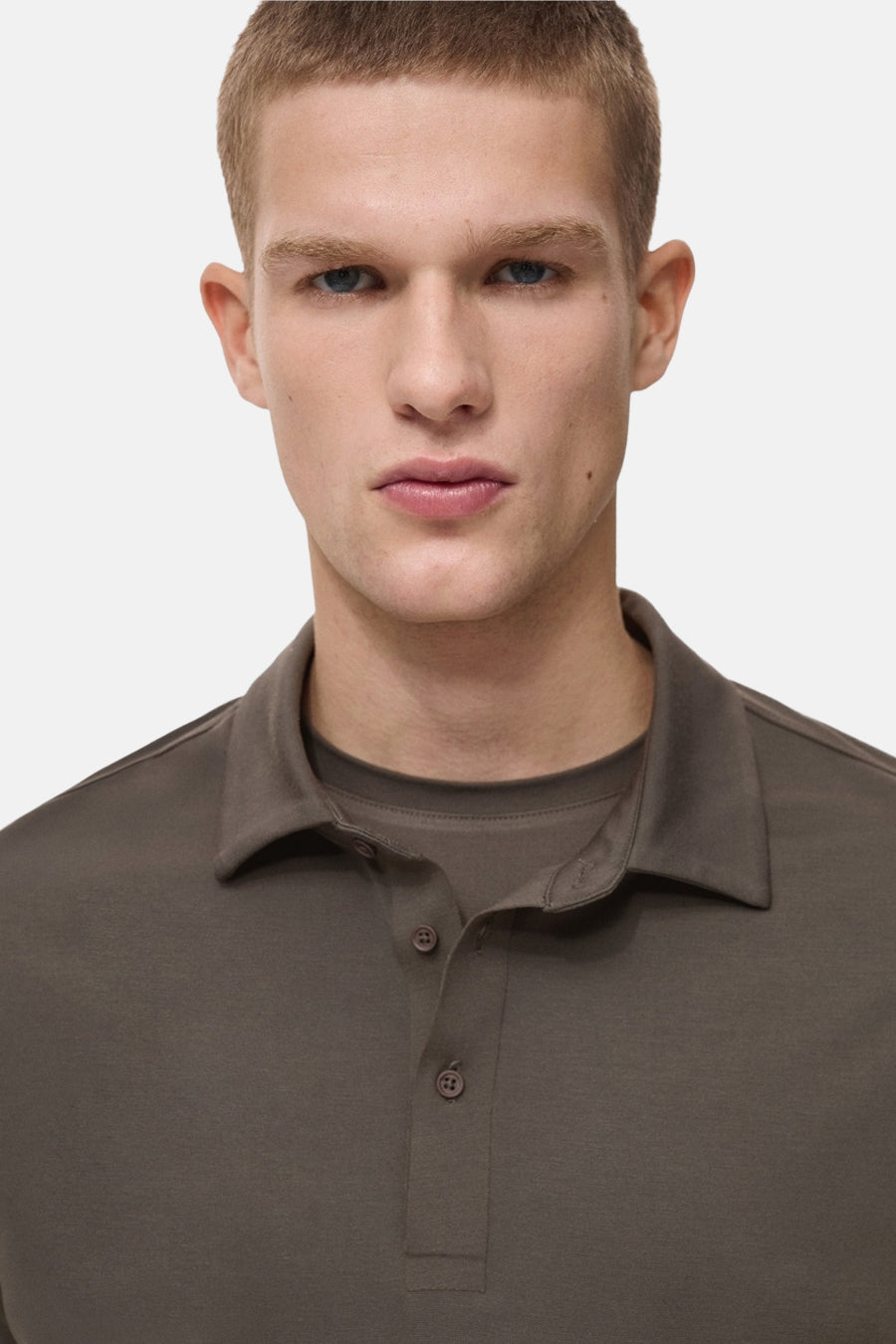 Polo met korte mouwen - Kaki - MANGO