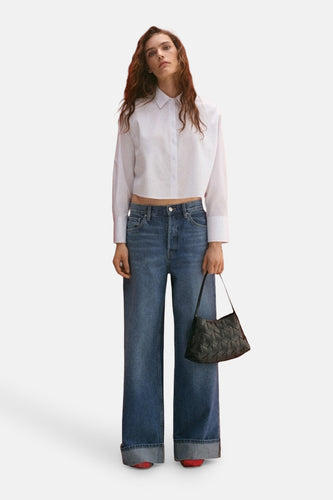 Hemd met lange mouwen - wit - MANGO