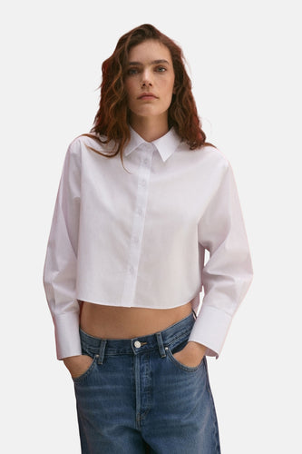 Hemd met lange mouwen - wit - MANGO