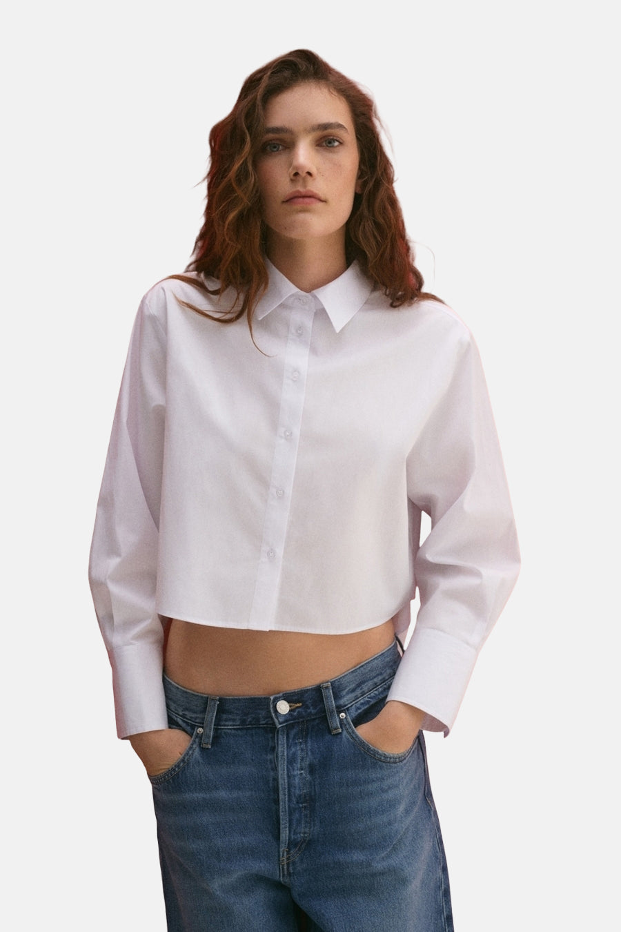 Hemd met lange mouwen - wit - MANGO