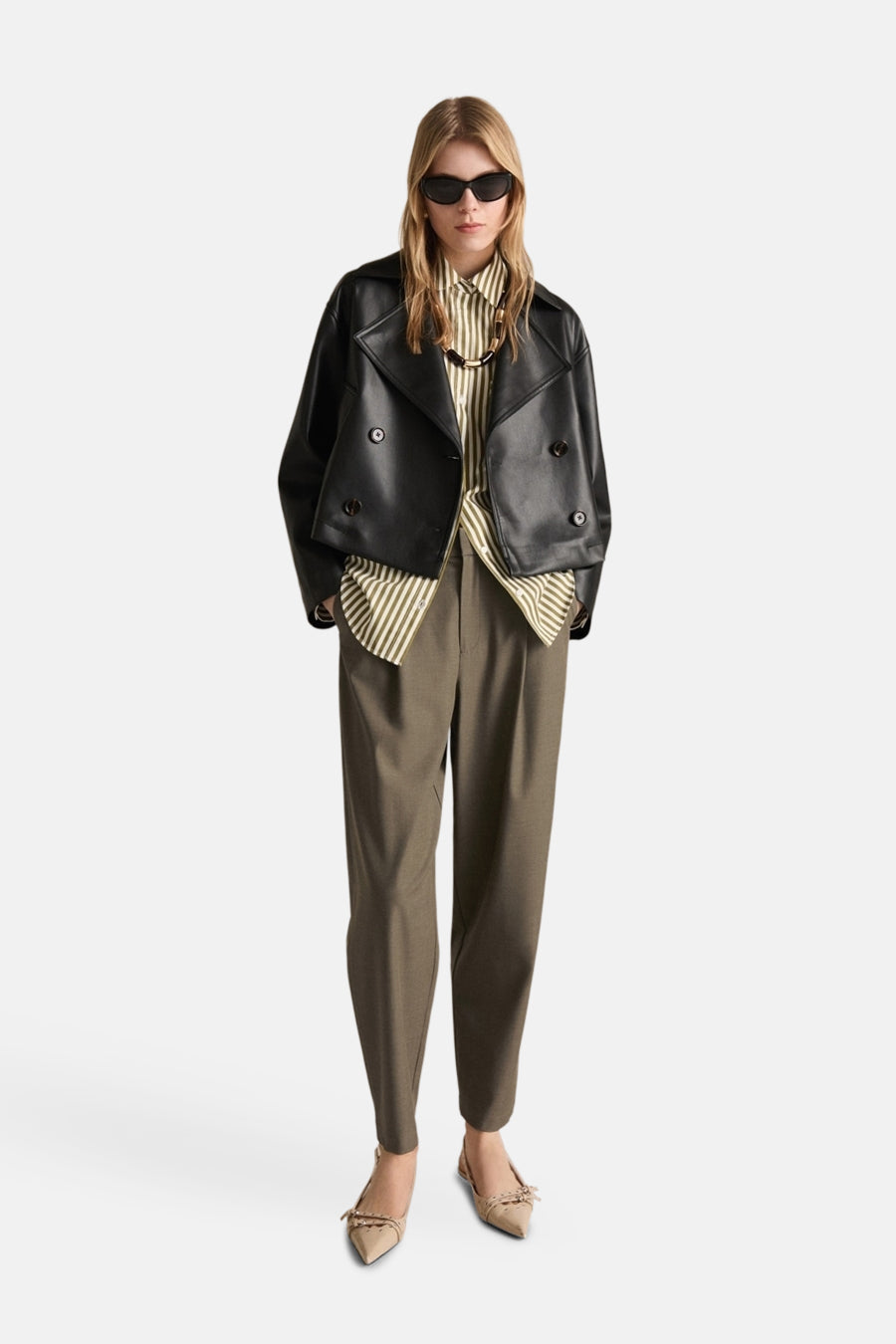 Broek - Kaki - MANGO