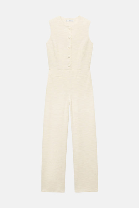 Jumpsuit Ecru - Mango