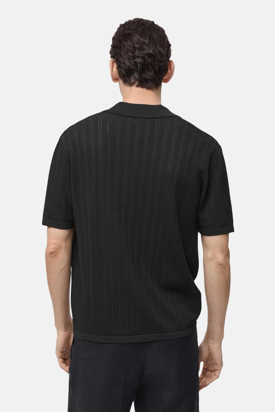 Hemd met korte mouwen - Zwart - MANGO