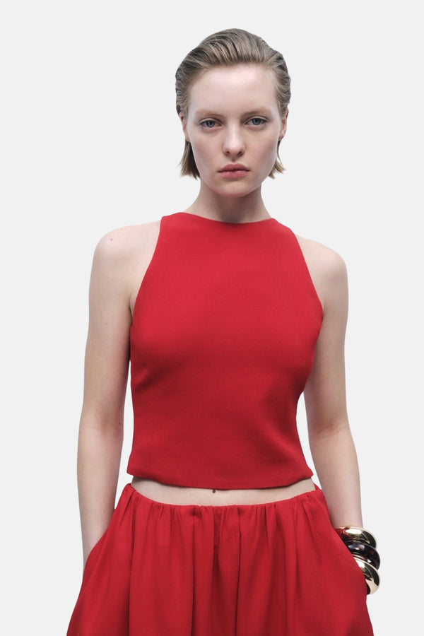 Blouse (zonder mouwen) Rood - Mango