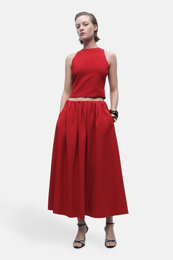 Blouse (zonder mouwen) Rood - Mango