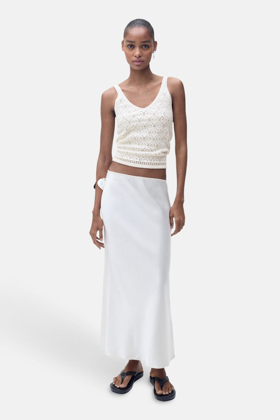 Tanktop Ecru - MANGO