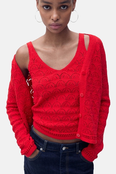 Tanktop Rood - MANGO