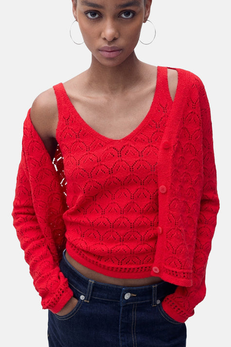 Tanktop Rood - MANGO