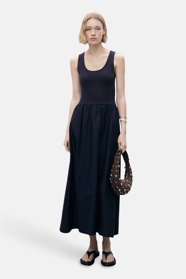 Dames tops kleed zonder mouw Blauw - MANGO