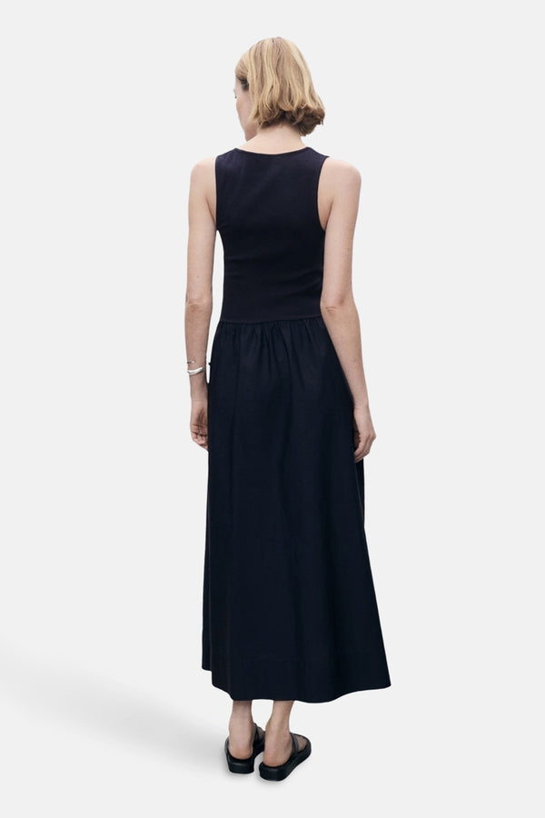 Dames tops kleed zonder mouw Blauw - MANGO