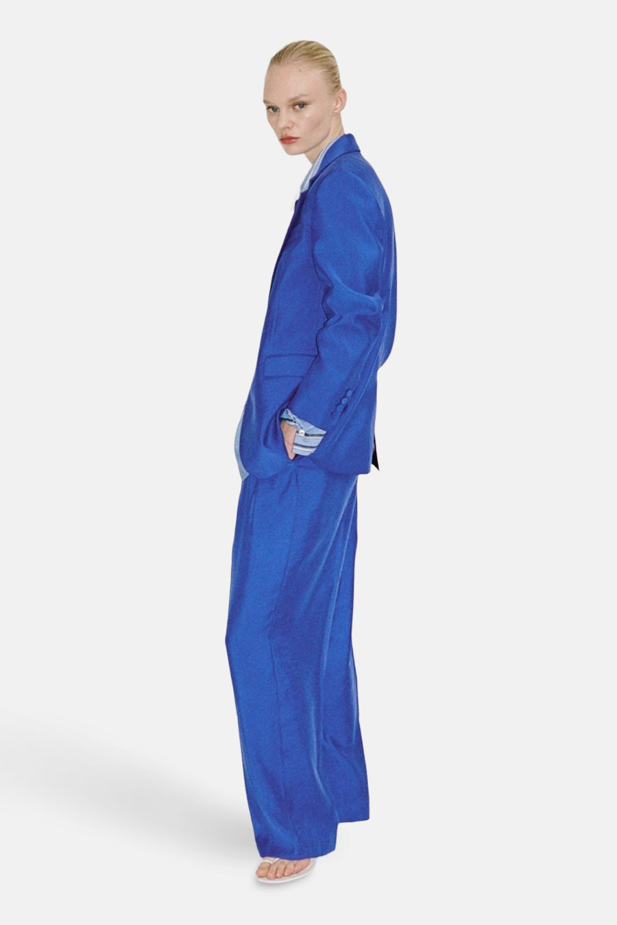 Pantalon de costume bleu - MANGO - MANGO