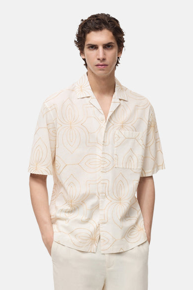 Chemise (manches courtes) Blanc - MANGO