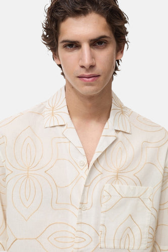 Chemise à manches courtes - blanc - MANGO