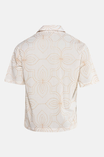 Chemise à manches courtes - blanc - MANGO