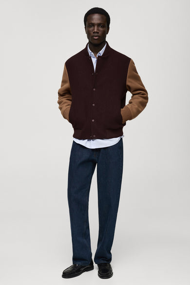 Jas (kort) Bordeaux - Mango