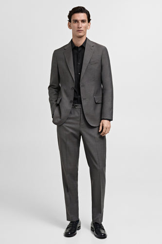 Hemd met lange mouwen - Zwart - MANGO