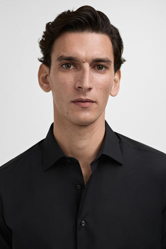 Hemd met lange mouwen - Zwart - MANGO