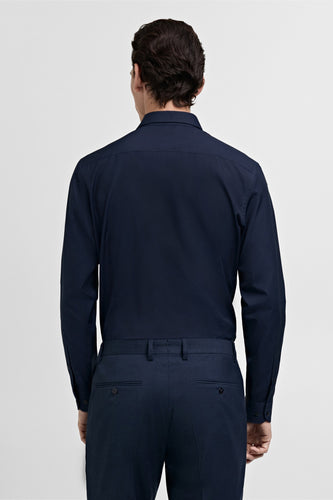 Hemd met lange mouwen - blauw - MANGO