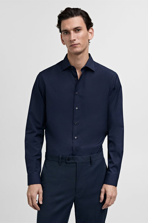 Hemd (lange mouwen) Blauw - Mango