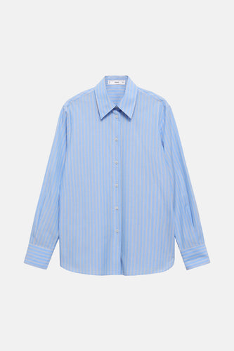 Hemd met lange mouwen - blauw - MANGO - 5