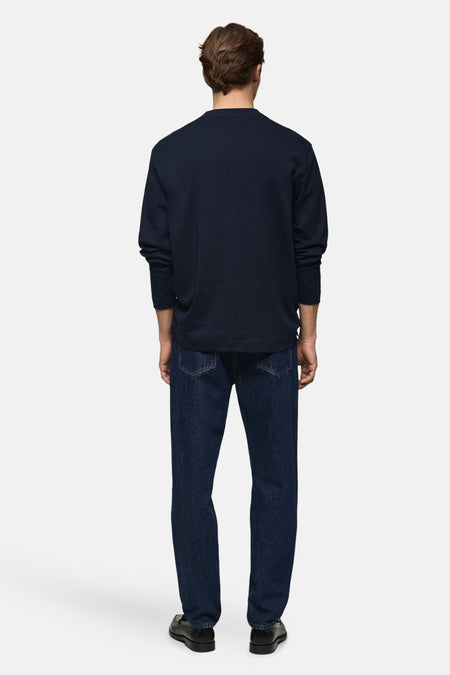 T-shirt (lange mouwen) Blauw - Mango