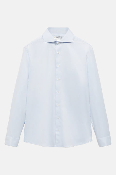 Hemd (lange mouwen) Blauw - Mango