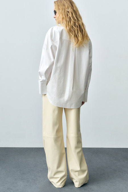 Chemise à manches longues - blanc
