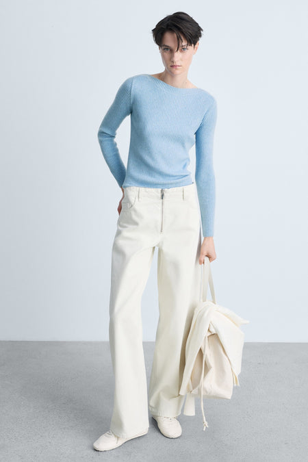 Pull col O Bleu - Mango