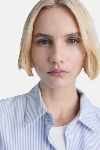 Hemd met lange mouwen - blauw - MANGO - 6