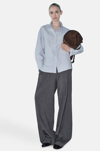 Hemd met lange mouwen - blauw - MANGO - 6