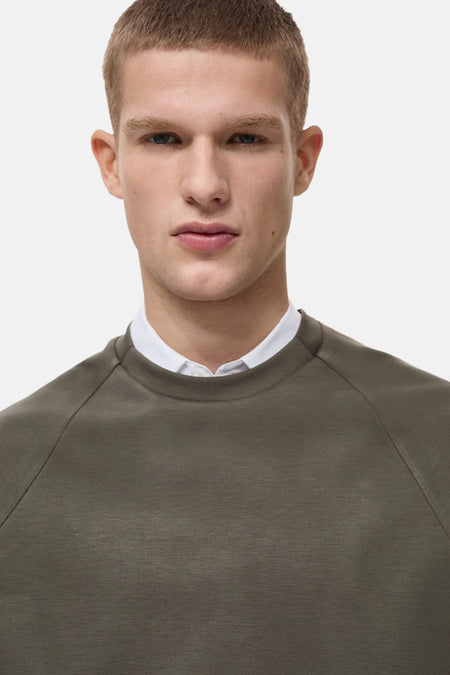 Sweater met ronde hals Groen - Mango