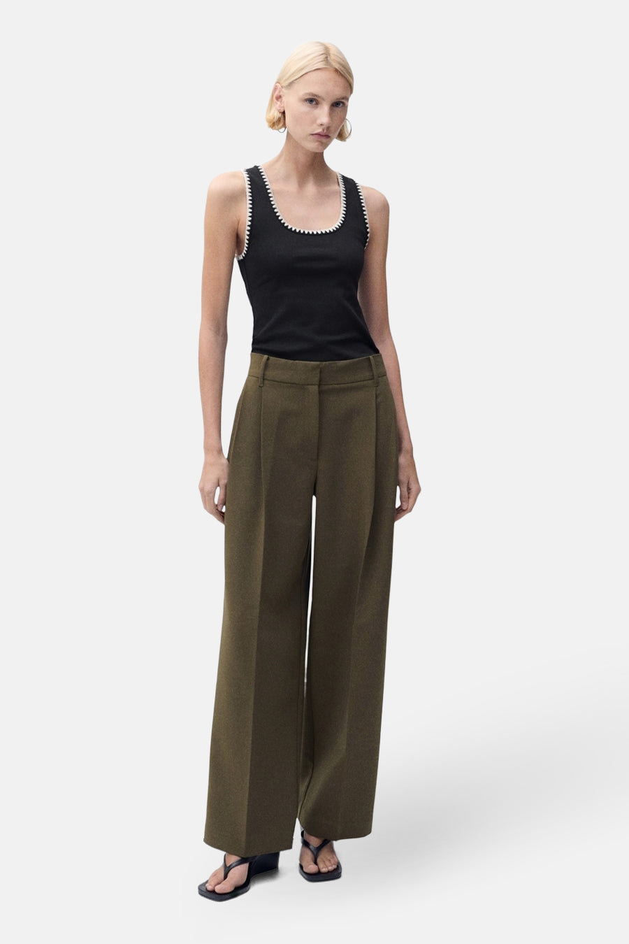 Tanktop Zwart - Mango
