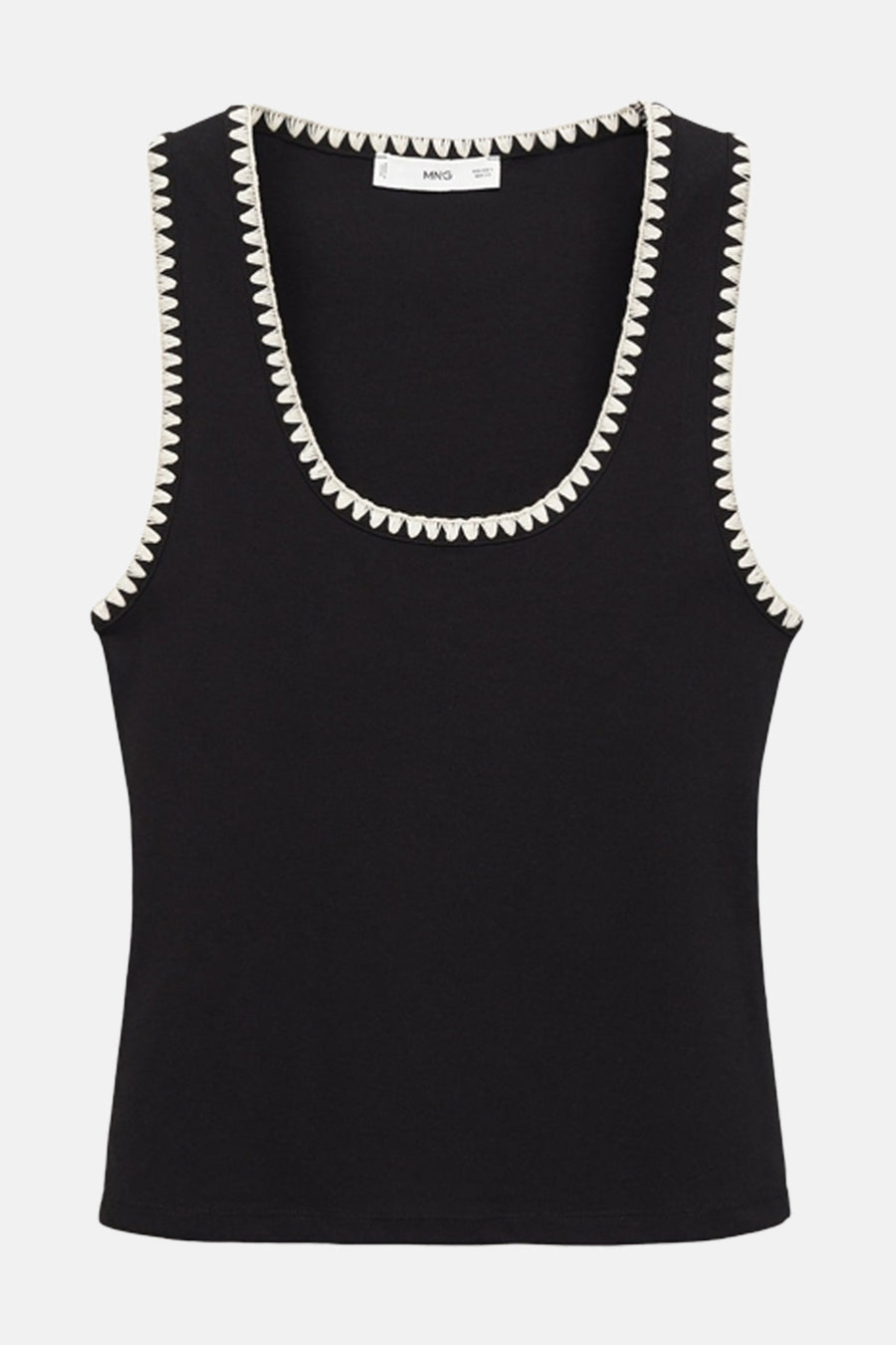 Tanktop Zwart - Mango