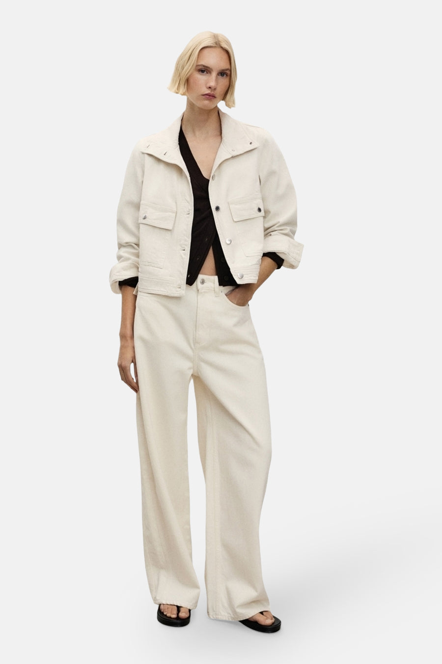 CAMILLA - white denim - MANGO - 3