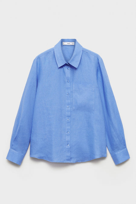 Chemisier (manches longues) Bleu - Mango