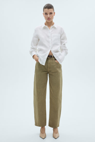 Chemise à manches longues - blanc