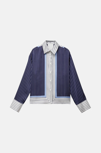 Hemd met lange mouwen - Blauw - MANGO - 5